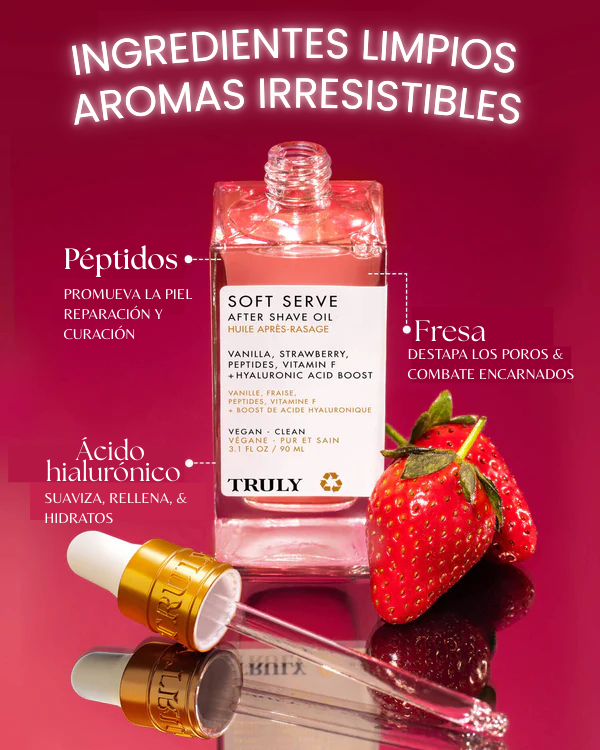 TRULY® 🍓 Aceite Post-Afeitado 2X1 IMPORTADO 🇺🇸